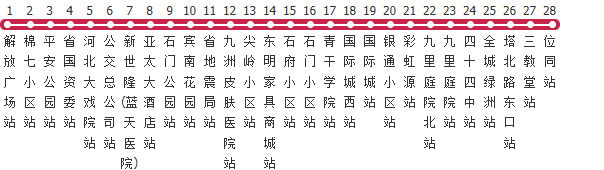 石家庄16路公交线路