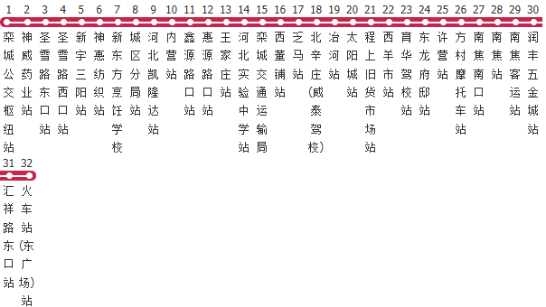 石家庄215路公交线路