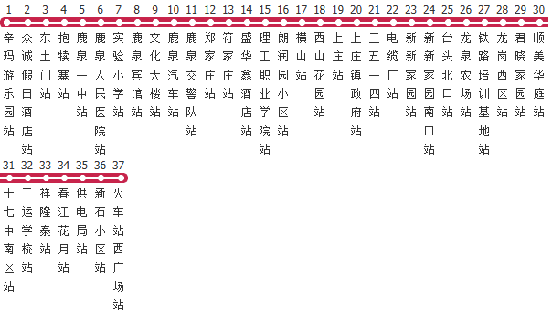 石家庄320路公交线路图及时间表-展庭百科汇