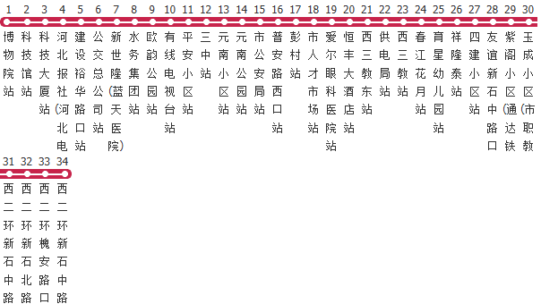 石家庄36路公交线路图及时间表-展庭百科汇