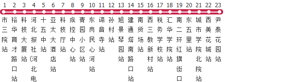 石家庄46路空调公交线路