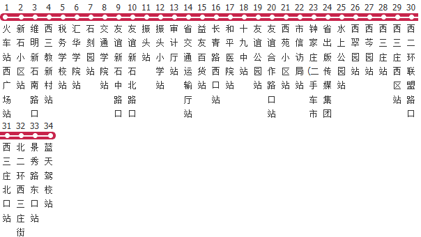 石家庄62路公交线路