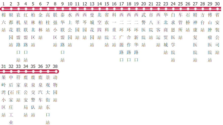 石家庄旅游6路公交线路图及时间表-展庭百科汇