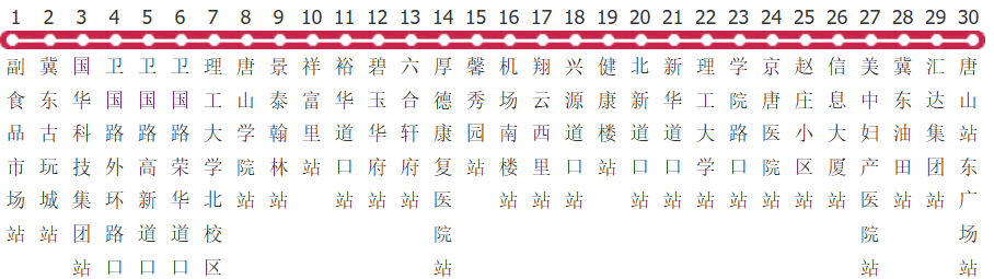 唐山99路公交线路