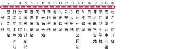 天津107路公交线路图_时间表_景点换乘攻略查询-展庭百科汇