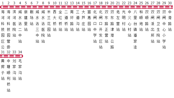 天津213路公交线路