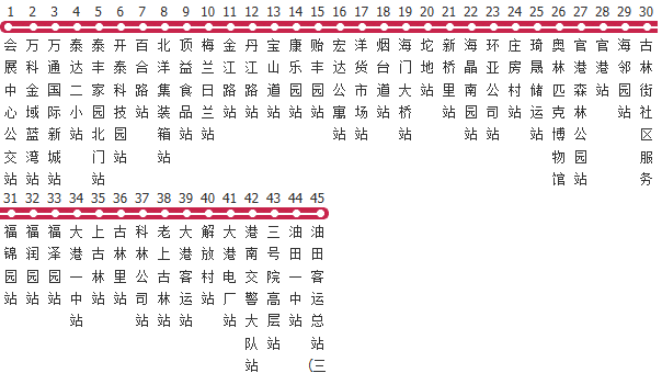 天津524路公交线路