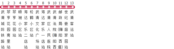 天津564路公交线路