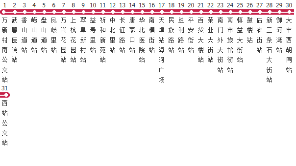 天津635路公交线路