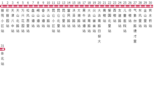 天津697路公交线路图及时间表-展庭百科汇