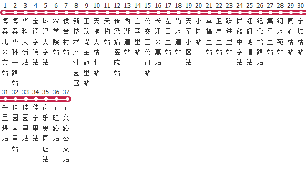 天津700路公交线路