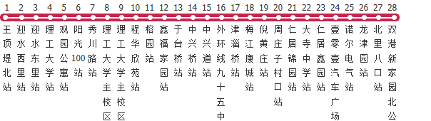 天津703路公交线路