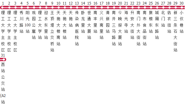 天津829路公交线路图及时间表-展庭百科汇