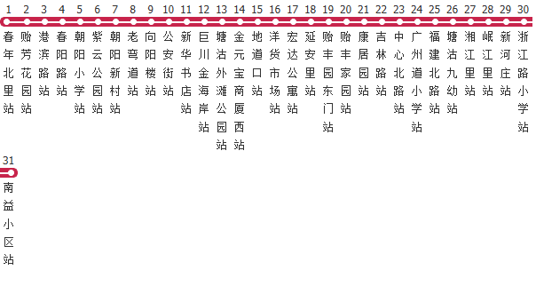天津834路公交线路