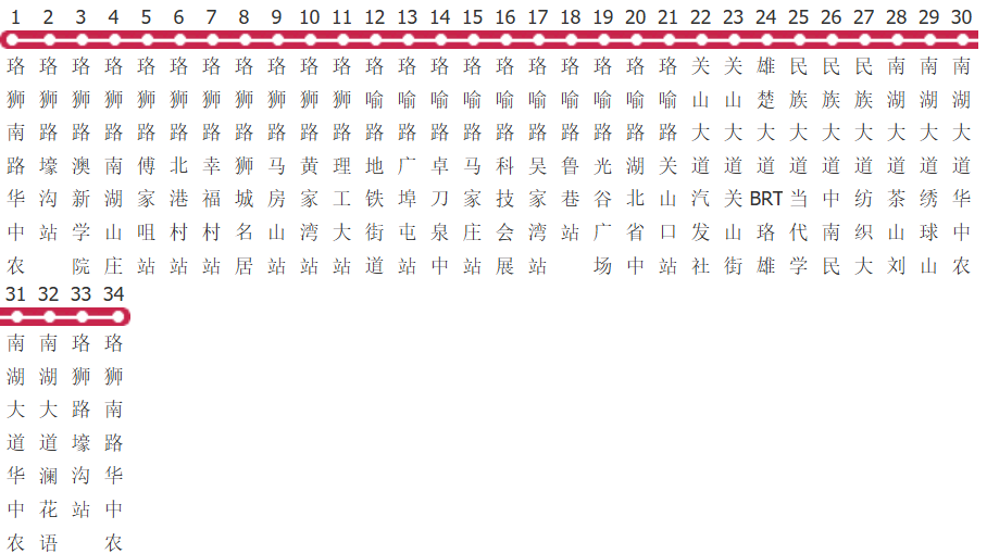 武汉567路公交线路