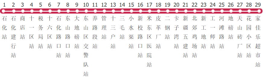乌鲁木齐19路公交线路图_时间表_景点换乘攻略查询-展庭百科汇