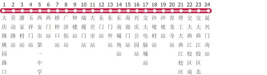 西安45路公交线路图及时间表-展庭百科汇