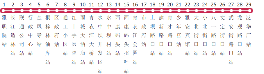 雅安5路公交线路图_时间表_景点换乘攻略查询-展庭百科汇