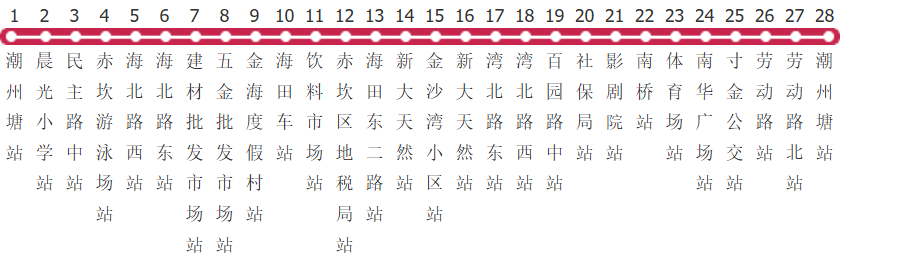湛江29路公交线路图及时间表-展庭百科汇