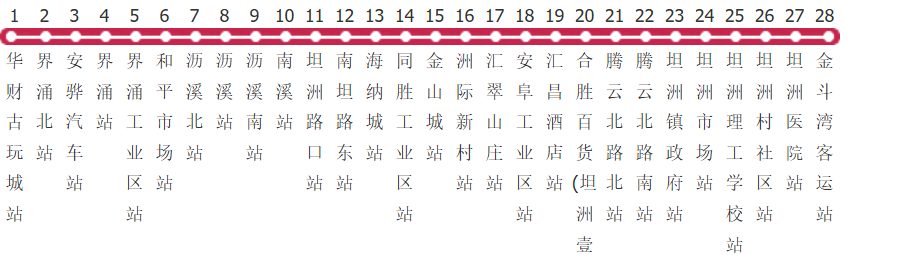 中山684路夜班短线公交线路