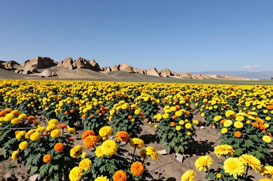 新疆兵团八十四团色素菊花-展庭百科汇