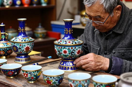 西安景泰蓝是哪里的特产?_陕西工艺品介绍-展庭百科汇