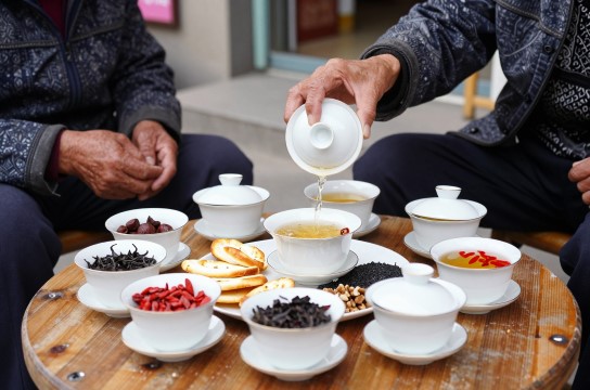 盖碗茶
