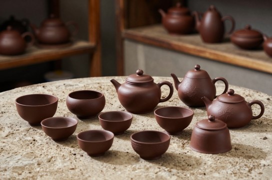 龙山紫砂陶器