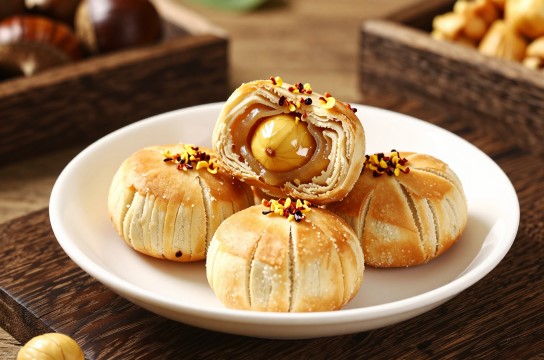 桂花栗子酥-展庭百科汇