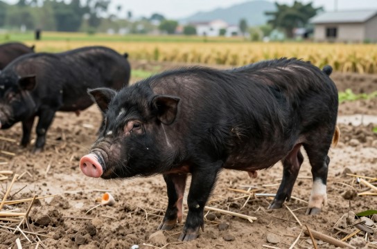 粤东黑猪-展庭百科汇
