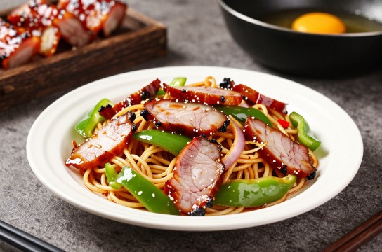 干炒叉烧意-展庭百科汇