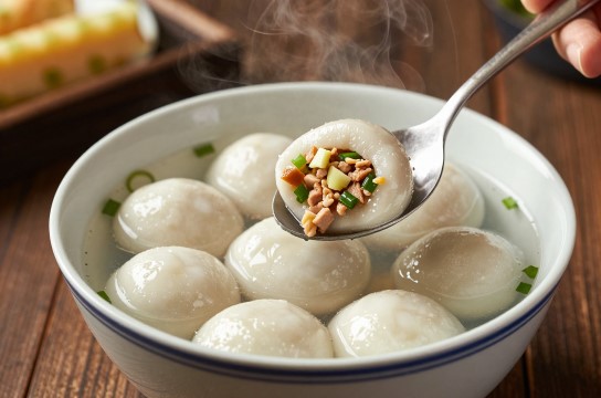 菜肉汤圆