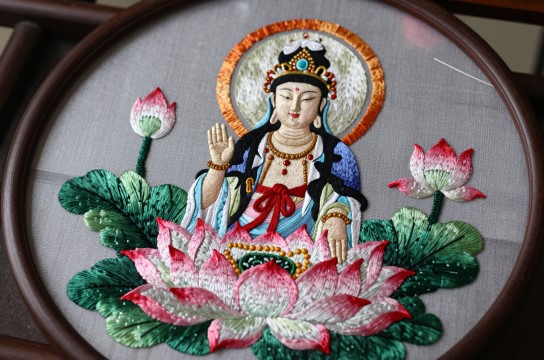 玉丰镇观音绣-展庭百科汇