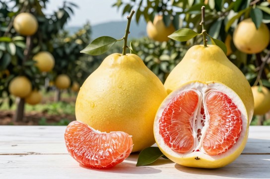 蒙山红肉蜜柚-展庭百科汇