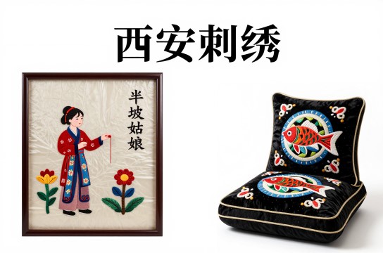 西安刺绣-展庭百科汇