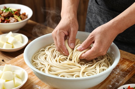 羊肉搓面