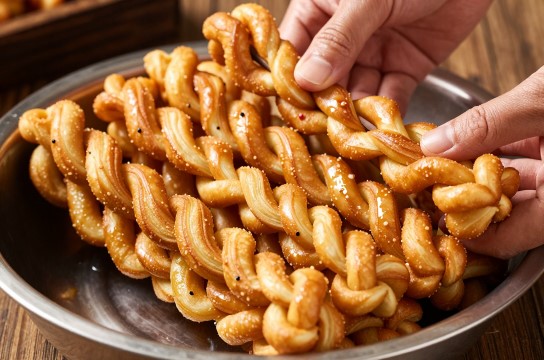 青海馓子-展庭百科汇