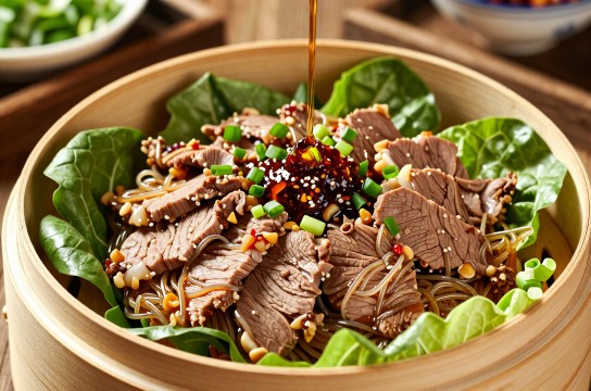 原笼粉蒸牛肉-展庭百科汇