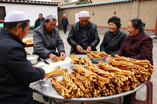 回族馓子-展庭百科汇