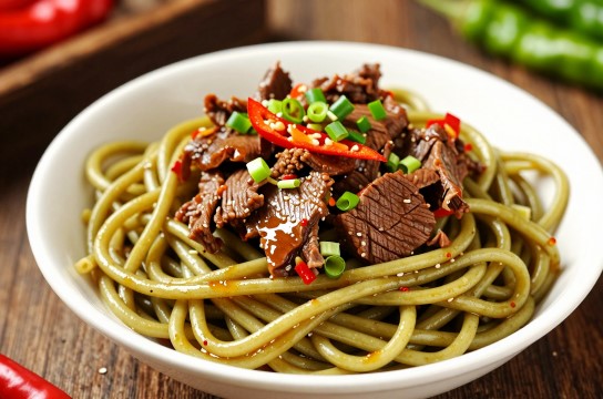生椒牛肉燃面