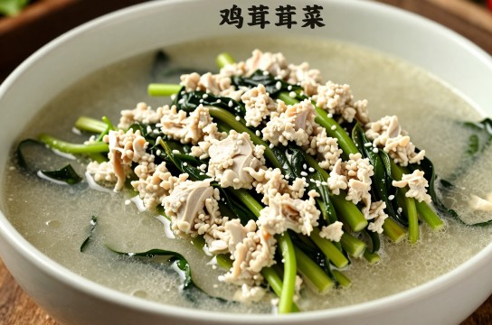 鸡茸蕨菜-展庭百科汇