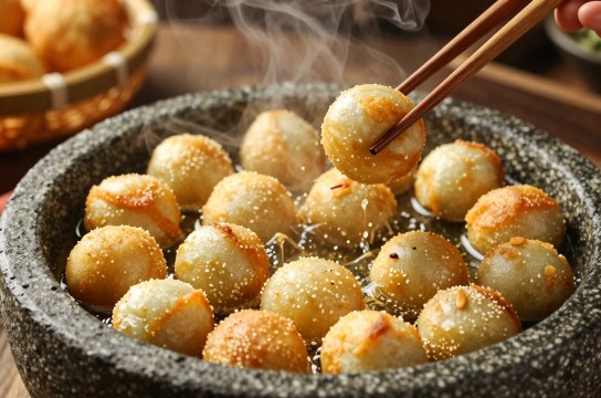 油炸麻糍