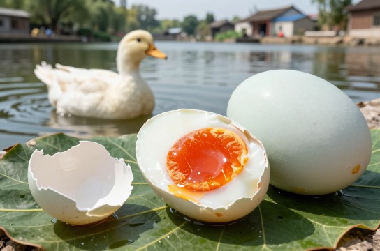 五虎刘红心鸭蛋是哪里的特产?_河南蛋类制品介绍-展庭百科汇