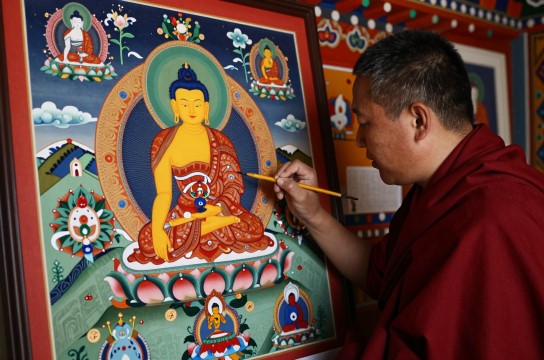 白嘎寺唐卡-展庭百科汇