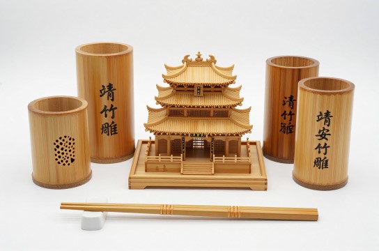 靖安竹雕工艺品-展庭百科汇