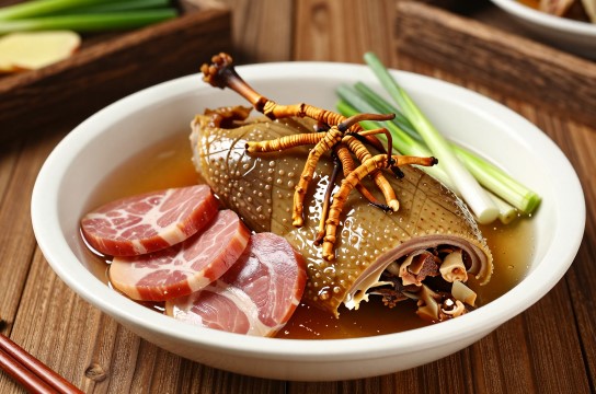 虫草炖全鸭-展庭百科汇