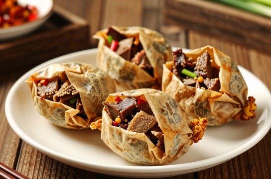 纸包羊肉-展庭百科汇