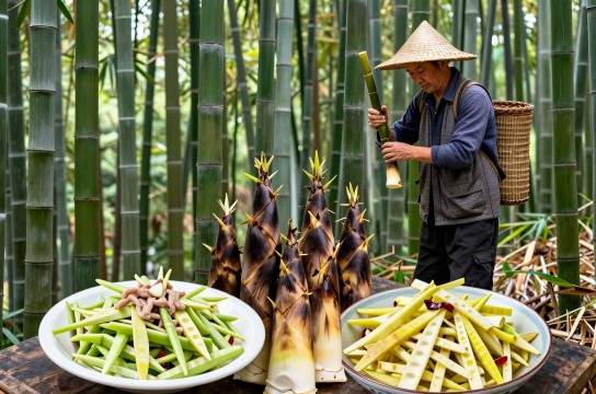黄山竹笋-展庭百科汇