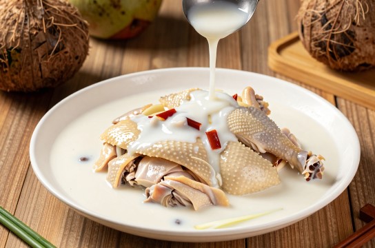 海南椰奶鸡-展庭百科汇