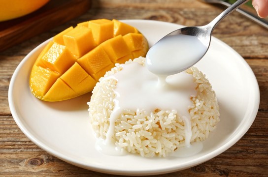 椰汁芒果糯米饭-展庭百科汇